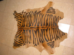 Calf Skin with Tiger print #3143 $139
