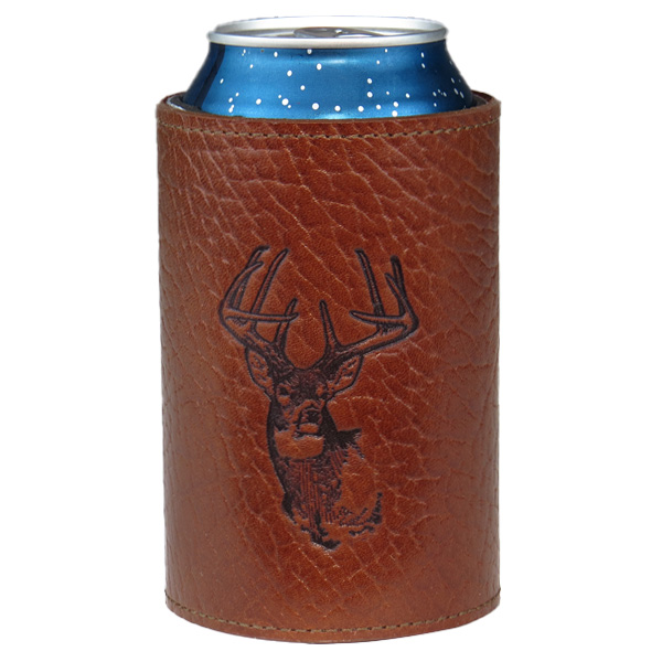 All Leather Collapsable Koozie 