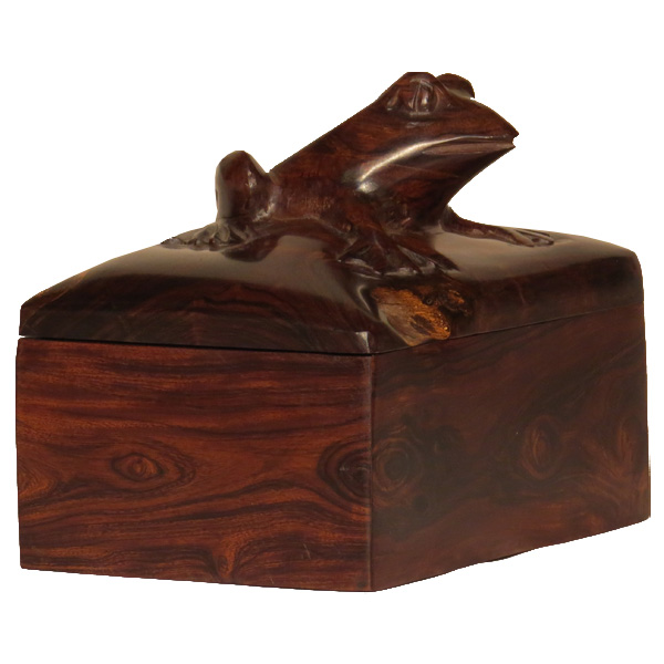 Ironwood Box - Frog (Medium)