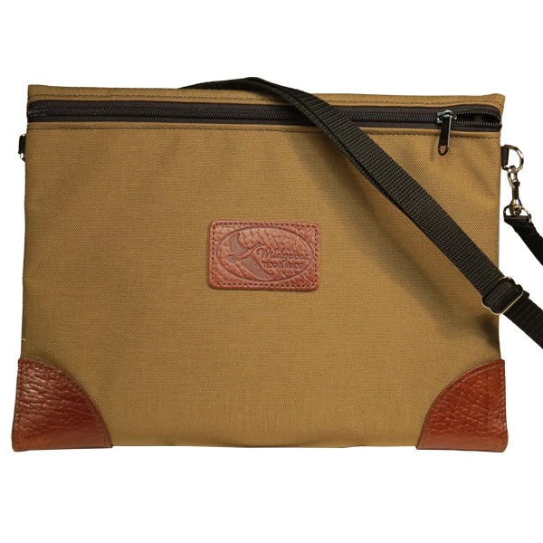 Tablet Bag with Leather Trim
