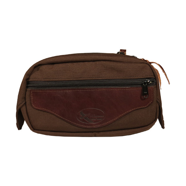 Travel Kit with Leather Trim