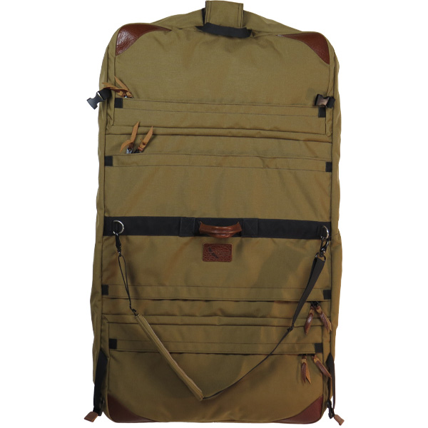 Travel Suit Bag with Corner Leather Trim