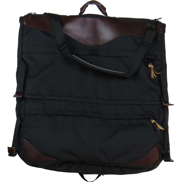 Travel Suit Bag with Full Leather Trim (Pictured in Long)