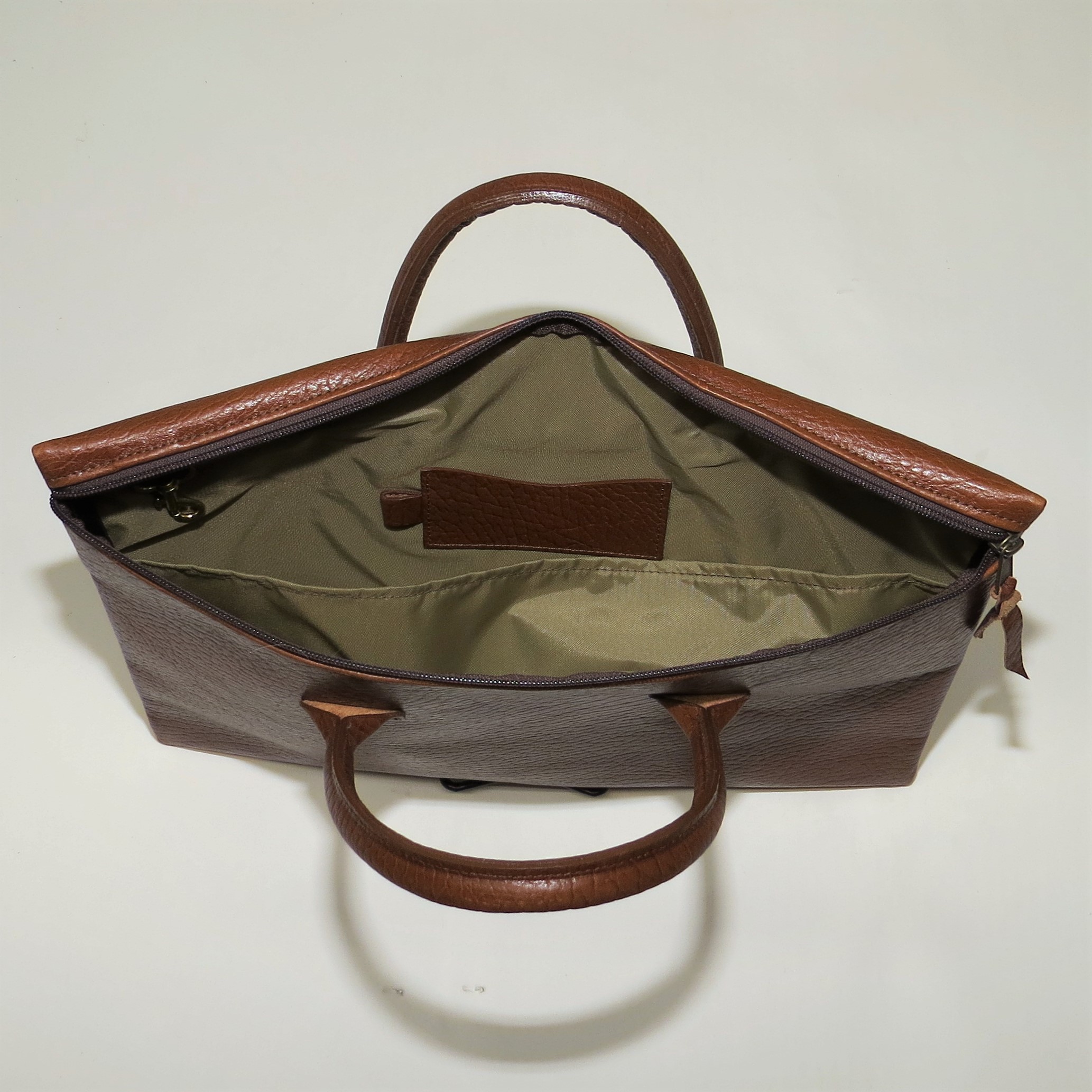 Deluxe Legal Brief with Leather Trim and Handles